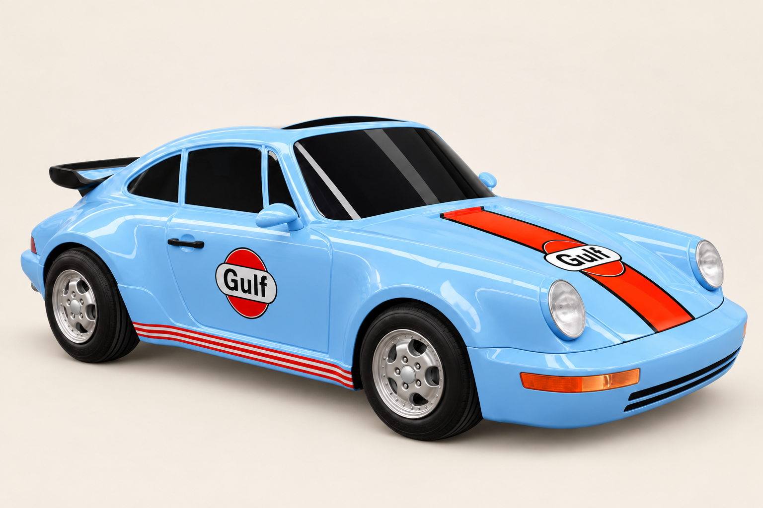 Gulf blue custom racing decals